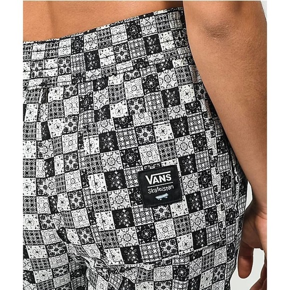 Vans | Skateistan Women's Straight Leg Elastic Waist Print Pants Size M Medium - Picture 5 of 16